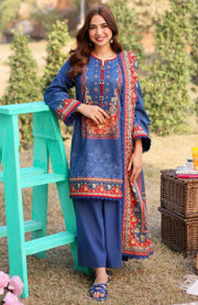 ASIM JOFA PRINTED LAWN ’25 VOL-I – UNSTITCHED 3 PIECE SUIT Summer Collection SKU#AJ23