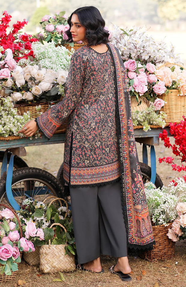 ASIM JOFA PRINTED LAWN ’25 VOL-I – UNSTITCHED 3 PIECE SUIT Summer Collection  SKU#AJ33