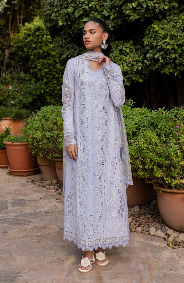 Qalamkar - Qline Lawn'25 By Qalamkar Embroidered Suits Unstitched 3 Piece - Summer Collection - aubranz.com