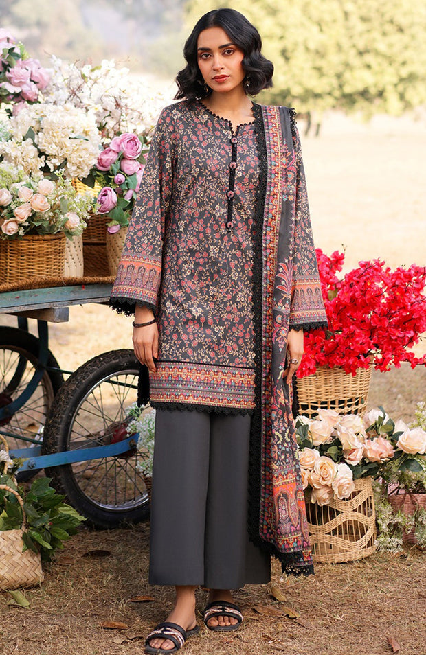 Asimjofa - Asim Jofa Printed Lawn'25 Vol-I Suits Unstitched 3 Piece - Summer Collection - aubranz.com