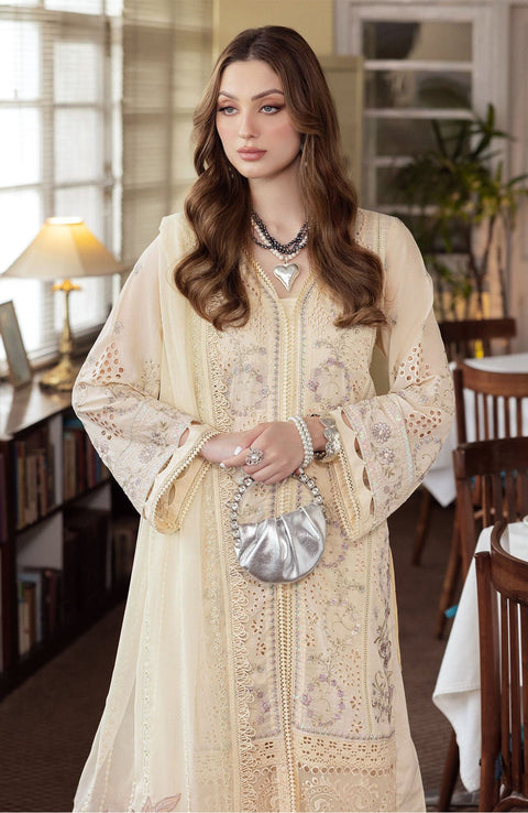 Nureh - Mademoiselle Swiss Voile'24 By Nureh Unstitched 3 Piece Summer Collection - aubranz.com