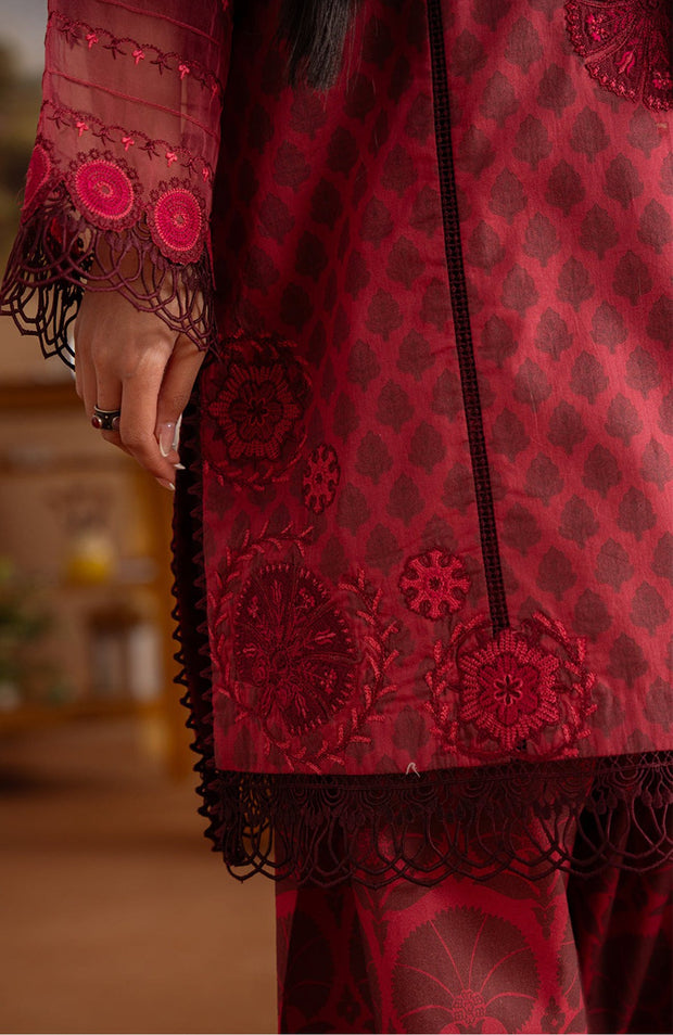 Saira_Rizwan - Laanem SS Lawn'25 By Saira Rizwan Embroidered Suits Unstitched 3 Piece - Summer Collection - aubranz.com