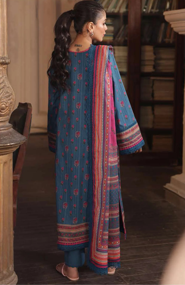 ASIM JOFA Printed Lawn ’25 Vol-III: A Symphony of Indigo & Blooms
