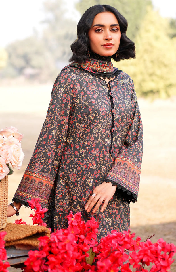 ASIM JOFA PRINTED LAWN ’25 VOL-I – UNSTITCHED 3 PIECE SUIT Summer Collection  SKU#AJ33