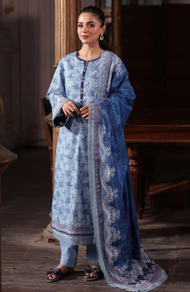 Asim Jofa Printed Lawn ’25 Vol-III 3-Piece Unstitched Suit