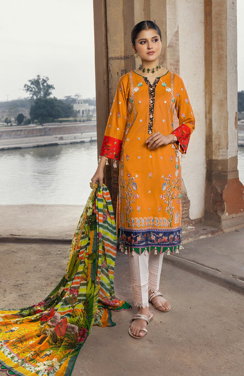 Abtextiles - Zurr By AB Textiles Lawn Collection'24 Unstitched 3 Piece Summer Collection - aubranz.com