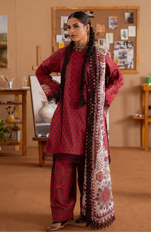 Saira_Rizwan - Laanem SS Lawn'25 By Saira Rizwan Embroidered Suits Unstitched 3 Piece - Summer Collection - aubranz.com