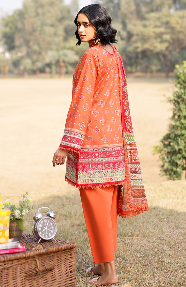 Asimjofa - Asim Jofa Printed Lawn'25 Vol-I Suits Unstitched 3 Piece - Summer Collection - aubranz.com