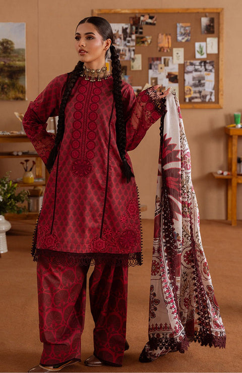 Saira_Rizwan - Laanem SS Lawn'25 By Saira Rizwan Embroidered Suits Unstitched 3 Piece - Summer Collection - aubranz.com