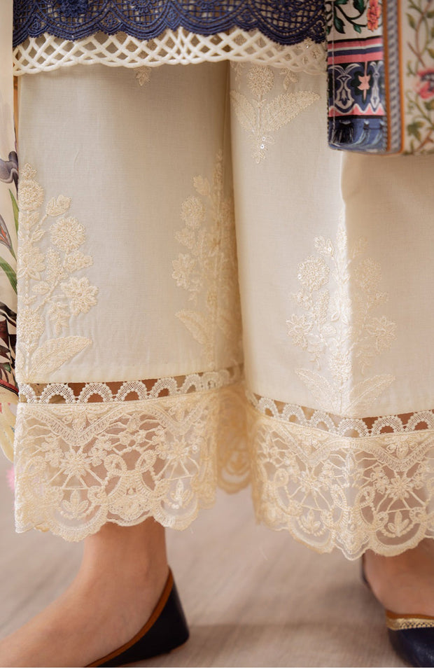 Saira_Rizwan - Laanem SS Lawn'25 By Saira Rizwan Embroidered Suits Unstitched 3 Piece - Summer Collection - aubranz.com