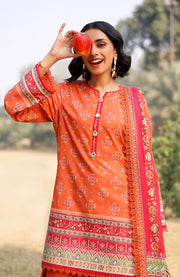 ASIM JOFA PRINTED LAWN ’25 VOL-I – UNSTITCHED 3 PIECE SUIT Summer Collection SKU#AJ26