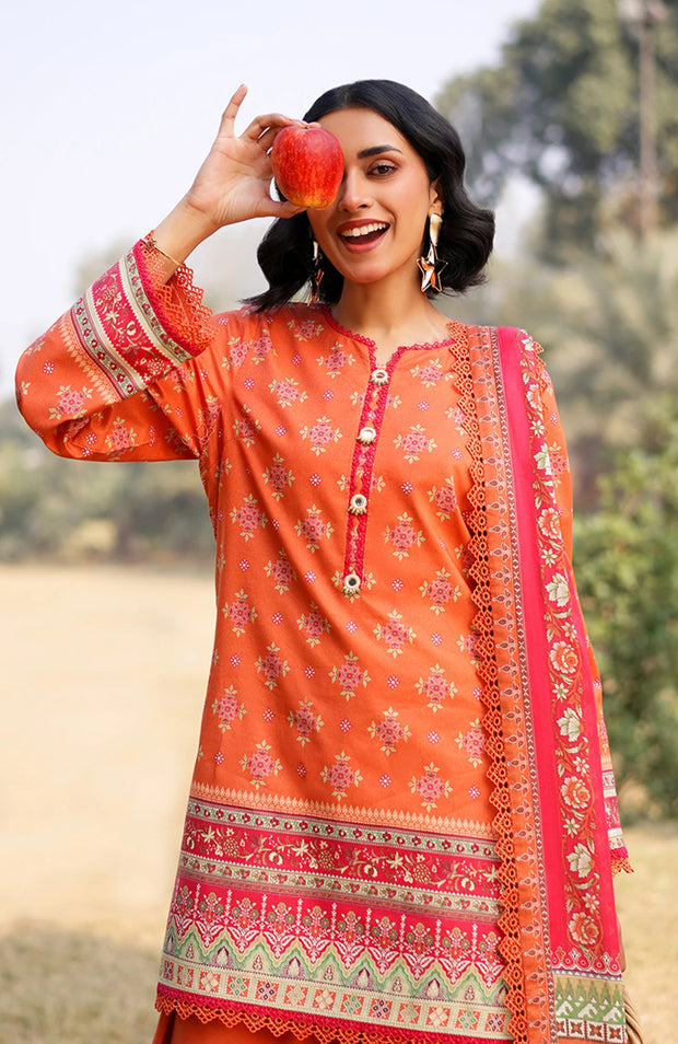 ASIM JOFA PRINTED LAWN ’25 VOL-I – UNSTITCHED 3 PIECE SUIT Summer Collection SKU#AJ26