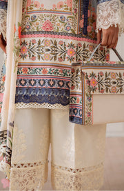 Saira_Rizwan - Laanem SS Lawn'25 By Saira Rizwan Embroidered Suits Unstitched 3 Piece - Summer Collection - aubranz.com
