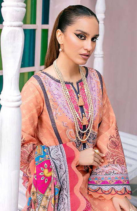 Jade - Printed Khaddar By Jade Unstitched Suit 3 Piece Winter Collection - aubranz.com