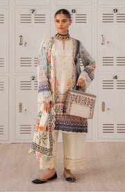 Saira_Rizwan - Laanem SS Lawn'25 By Saira Rizwan Embroidered Suits Unstitched 3 Piece - Summer Collection - aubranz.com