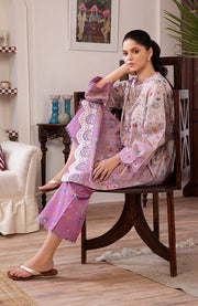 Sobia_Nazir - Basic Embroidered Printed 2 Piece Unstitched Lawn Collection'24 by Sobia Nazir - aubranz.com
