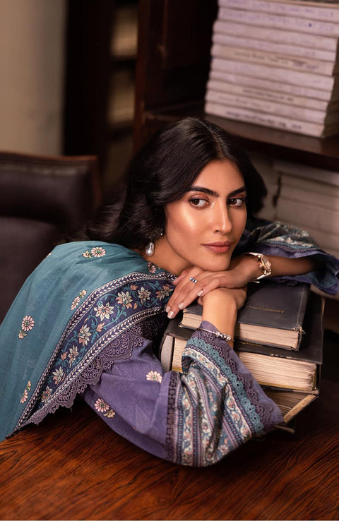 Asimjofa - Asim Jofa Printed Lawn'25 Vol-III Suits Unstitched 3 Piece - Summer Collection - aubranz.com