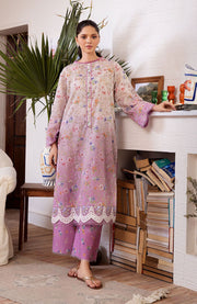 Sobia_Nazir - Basic Embroidered Printed 2 Piece Unstitched Lawn Collection'24 by Sobia Nazir - aubranz.com