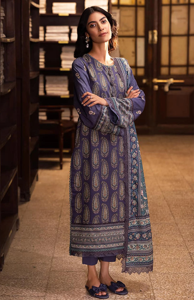 ASIM JOFA Printed Lawn ’25 Vol-III – Unstitched 3 Piece Suit
