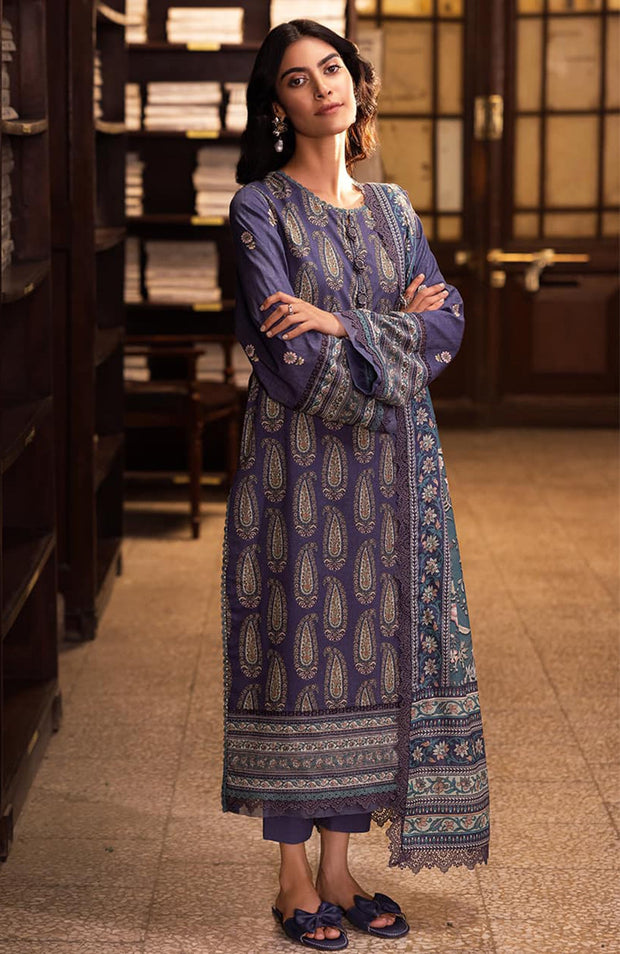 Asimjofa - Asim Jofa Printed Lawn'25 Vol-III Suits Unstitched 3 Piece - Summer Collection - aubranz.com