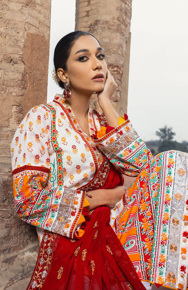 Abtextiles - Zurr By AB Textiles Lawn Collection'24 Unstitched 3 Piece Summer Collection - aubranz.com
