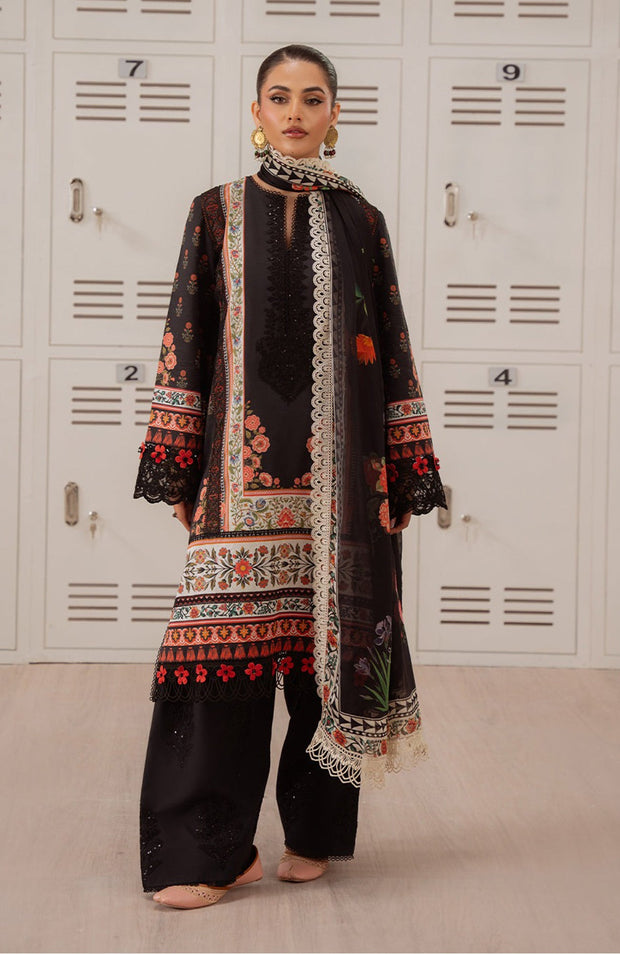 Saira_Rizwan - Laanem SS Lawn'25 By Saira Rizwan Embroidered Suits Unstitched 3 Piece - Summer Collection - aubranz.com