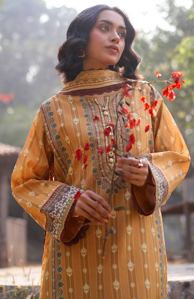 Asimjofa - Asim Jofa Printed Lawn'25 Vol-I Suits Unstitched 3 Piece - Summer Collection - aubranz.com