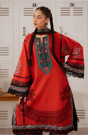 Saira_Rizwan - Laanem SS Lawn'25 By Saira Rizwan Embroidered Suits Unstitched 3 Piece - Summer Collection - aubranz.com