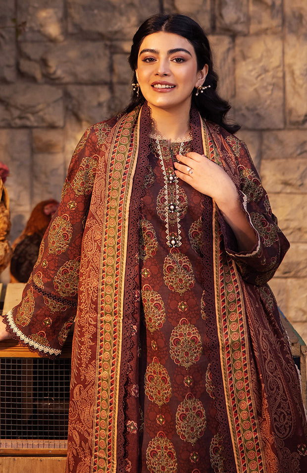 Asimjofa - Asim Jofa Printed Lawn'25 Vol-III Suits Unstitched 3 Piece - Summer Collection - aubranz.com