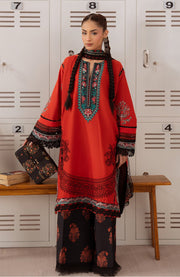 Saira_Rizwan - Laanem SS Lawn'25 By Saira Rizwan Embroidered Suits Unstitched 3 Piece - Summer Collection - aubranz.com