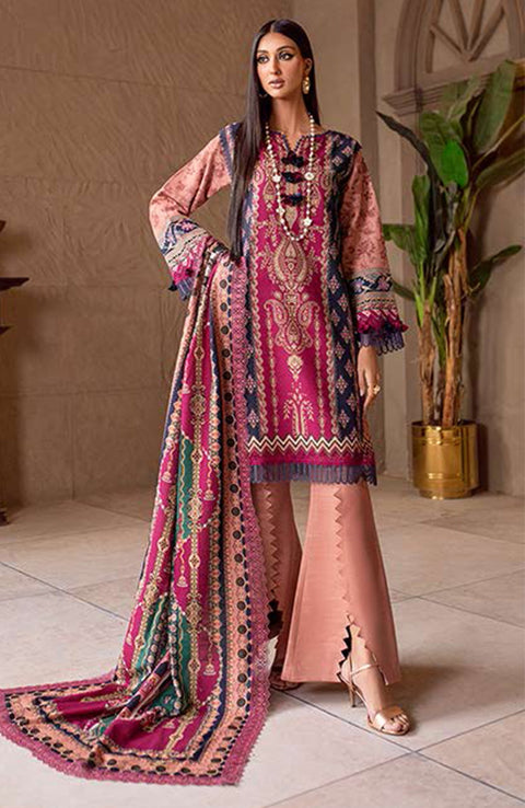 Jade - Printed Khaddar By Jade Unstitched Suit 3 Piece Winter Collection - aubranz.com