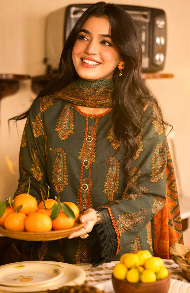 ASIM JOFA Printed Lawn ’25 Vol-III – Unstitched 3 Piece Suit