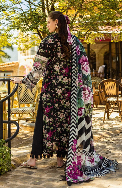 Elaf - Elaf Chikankari Printed Lawn'25 Embroidered Suits Unstitched 3 Piece - Summer Collection - aubranz.com