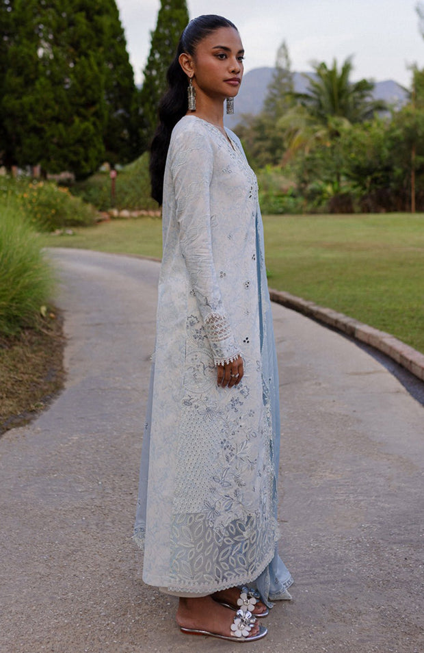 Qalamkar - Qline Lawn'25 By Qalamkar Embroidered Suits Unstitched 3 Piece - Summer Collection - aubranz.com