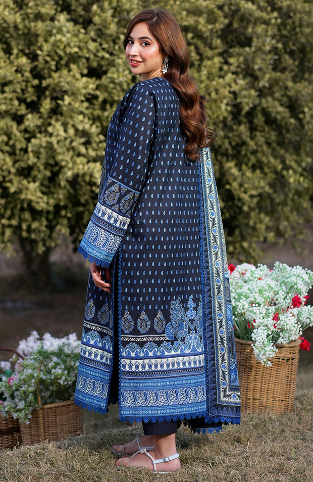ASIM JOFA PRINTED LAWN ’25 VOL-I – UNSTITCHED 3 PIECE SUIT Summer Collection SKU#AJ29