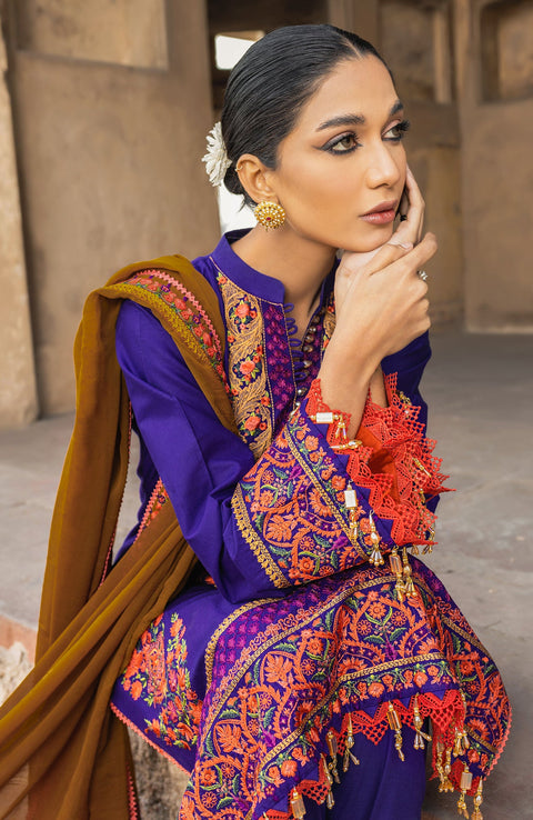 Abtextiles - Zurr By AB Textiles Lawn Collection'24 Unstitched 3 Piece Summer Collection - aubranz.com