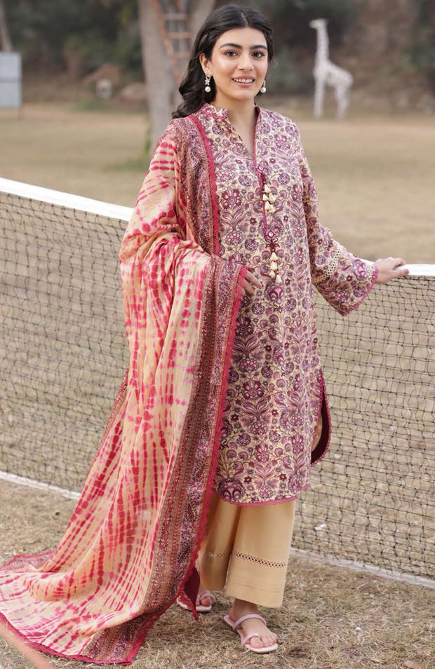 Asimjofa - Asim Jofa Printed Lawn'25 Vol-III Suits Unstitched 3 Piece - Summer Collection - aubranz.com