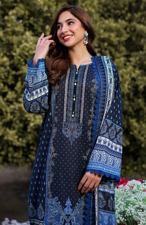 ASIM JOFA PRINTED LAWN ’25 VOL-I – UNSTITCHED 3 PIECE SUIT Summer Collection SKU#AJ29