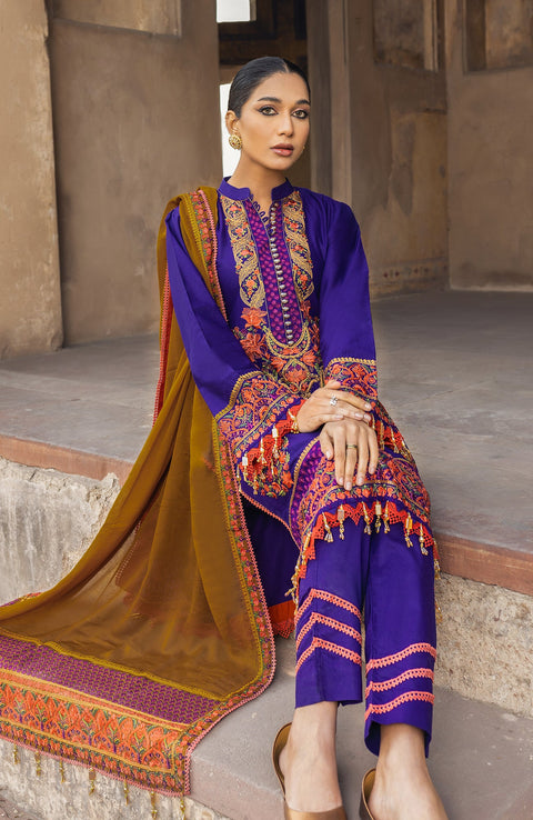 Abtextiles - Zurr By AB Textiles Lawn Collection'24 Unstitched 3 Piece Summer Collection - aubranz.com