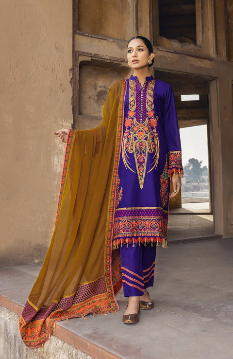 Abtextiles - Zurr By AB Textiles Lawn Collection'24 Unstitched 3 Piece Summer Collection - aubranz.com