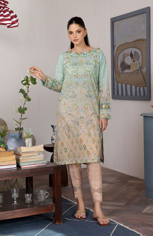 Sobia_Nazir - Basic Embroidered Printed 2 Piece Unstitched Lawn Collection'24 by Sobia Nazir - aubranz.com