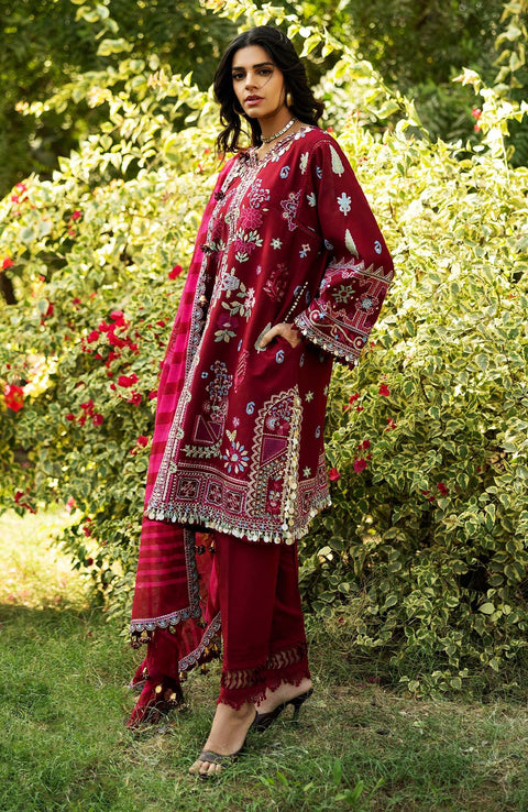 Sadaffawadkhan - SIRAA LAWN'25 BY SADAF FAWAD KHAN EMBROIDERED SUITS UNSTITCHED 3 PIECE -SUMMER COLLECTION - aubranz.com