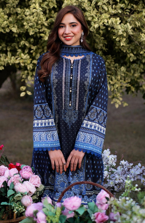 Asimjofa - Asim Jofa Printed Lawn'25 Vol-I Suits Unstitched 3 Piece - Summer Collection - aubranz.com