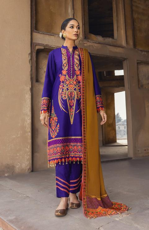 Abtextiles - Zurr By AB Textiles Lawn Collection'24 Unstitched 3 Piece Summer Collection - aubranz.com