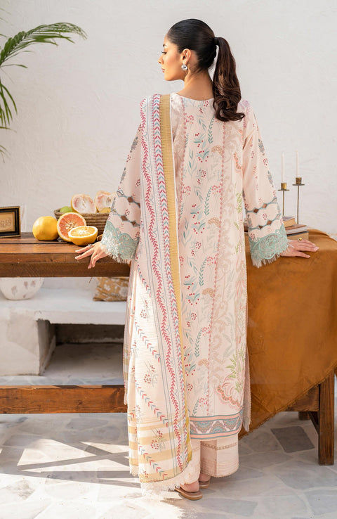 Abyaan - Shezlin Ramadan'24 By Aabyaan Lawn Suit Unstitched 3 Piece Summer Collection - aubranz.com