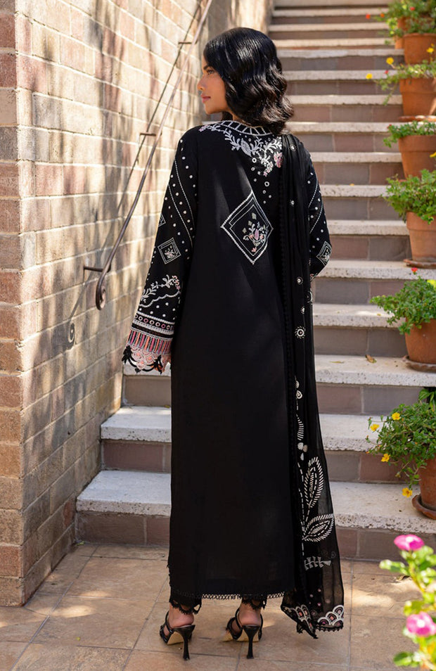 Qalamkar - Qline Lawn'25 By Qalamkar Embroidered Suits Unstitched 3 Piece - Summer Collection - aubranz.com