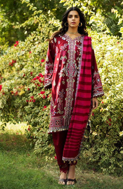 Sadaffawadkhan - SIRAA LAWN'25 BY SADAF FAWAD KHAN EMBROIDERED SUITS UNSTITCHED 3 PIECE -SUMMER COLLECTION - aubranz.com