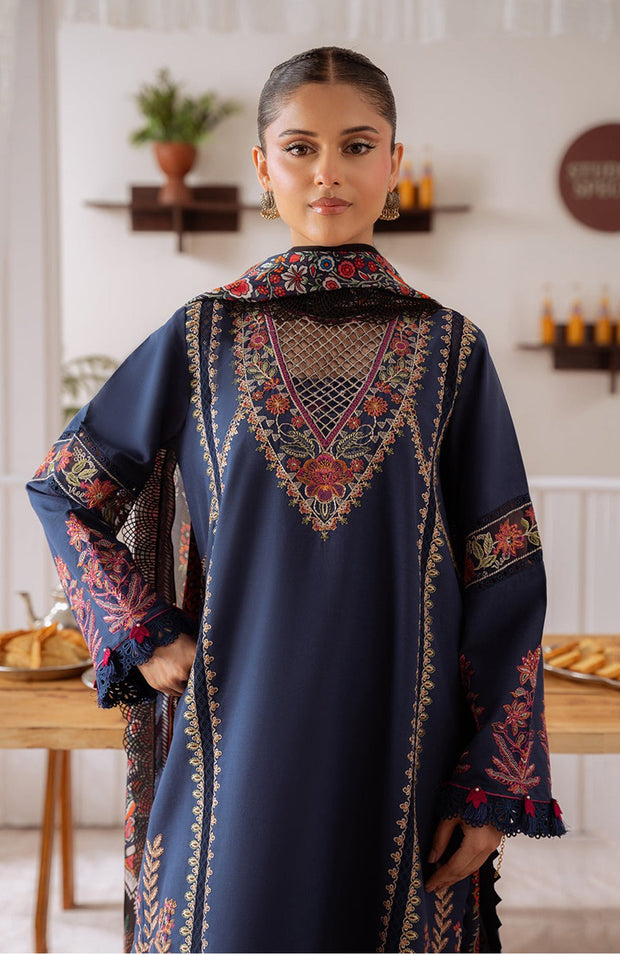 Saira_Rizwan - Laanem SS Lawn'25 By Saira Rizwan Embroidered Suits Unstitched 3 Piece - Summer Collection - aubranz.com