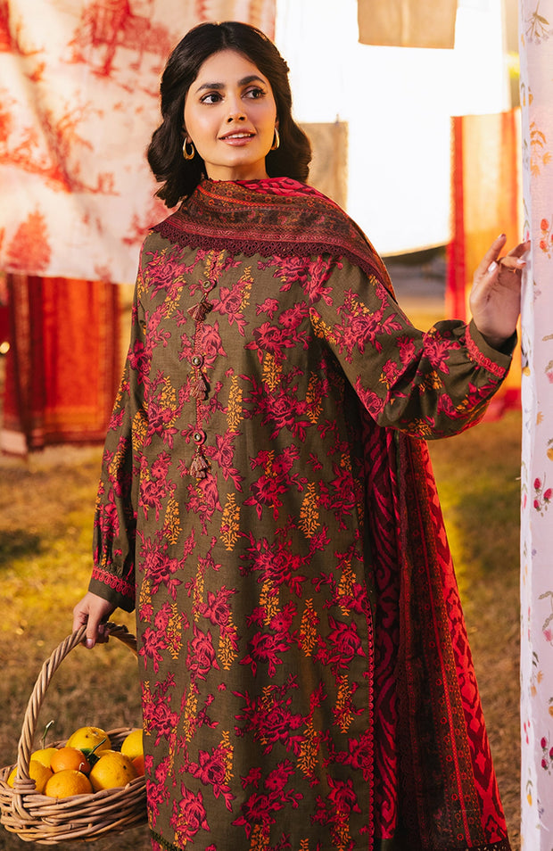 Asimjofa - Asim Jofa Printed Lawn'25 Vol-III Suits Unstitched 3 Piece - Summer Collection - aubranz.com