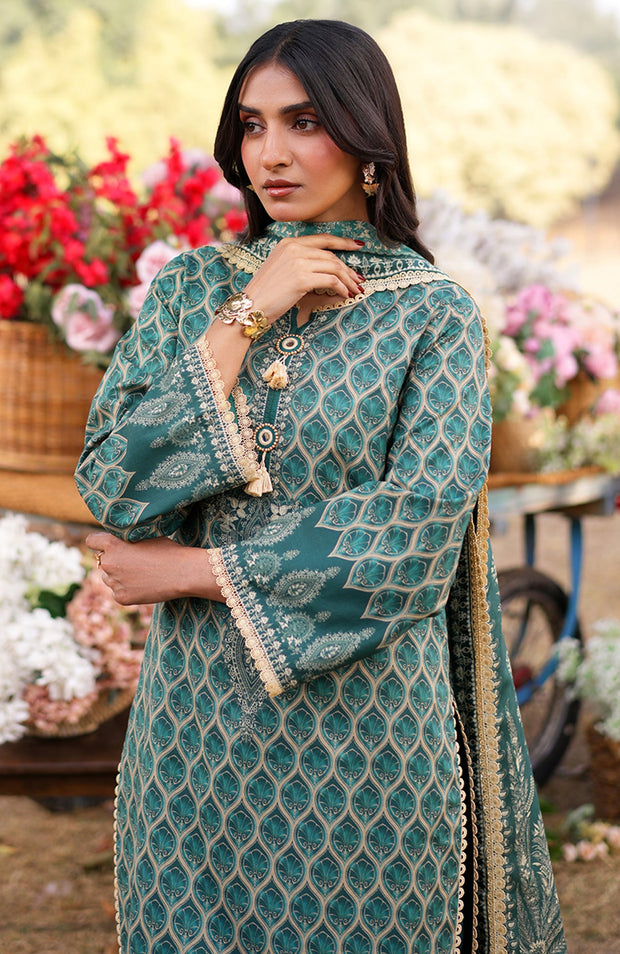 Asimjofa - Asim Jofa Printed Lawn'25 Vol-I Suits Unstitched 3 Piece - Summer Collection - aubranz.com